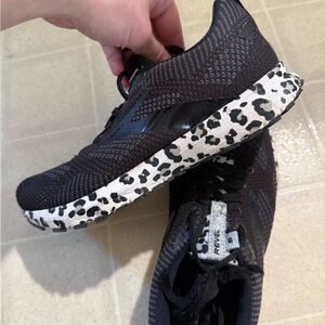 Women’s Brooks Black Leopard Print Sneakers